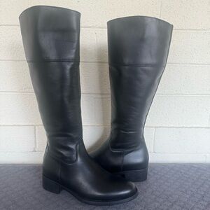 LA CANADIENNE PASSION RIDING BOOT WOMEN LEATHER BLACK 7.5